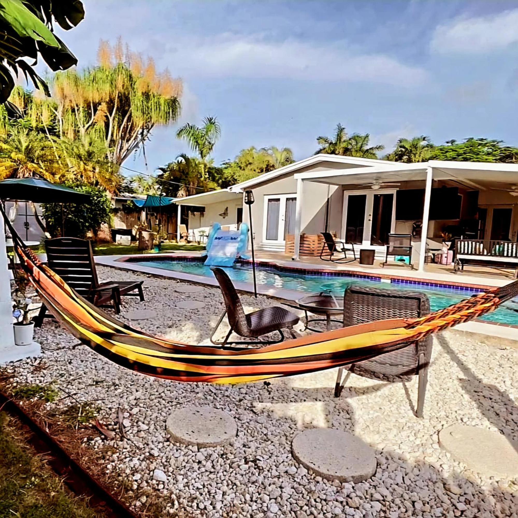 Pool House Resort Heated Swimming Pool Family Getaway Cutler Bay Exterior foto